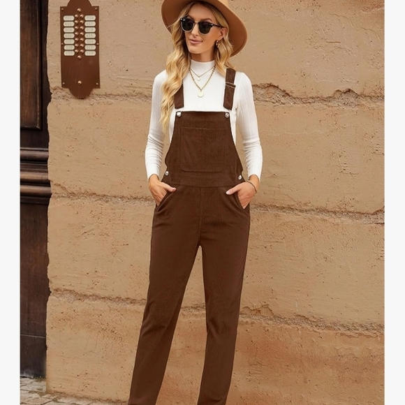 Denim - Brown Women's Overalls